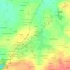 Carte topographique Le Greny, altitude, relief