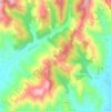 Carte topographique Caligiana, altitude, relief