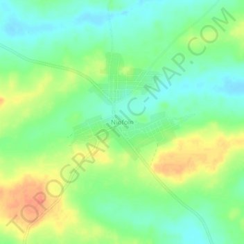 Carte topographique Niofoin, altitude, relief