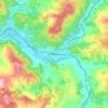 Carte topographique Pontassieve, altitude, relief
