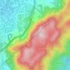 Carte topographique Saga Top, altitude, relief