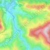Carte topographique Lastes, altitude, relief