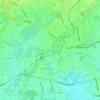 Carte topographique บ้านป่าแดดเหนือ, altitude, relief