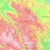 Carte topographique Provincia de Chachapoyas, altitude, relief