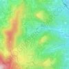 Carte topographique Les Chancerons, altitude, relief