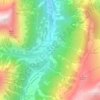 Carte topographique Le Revers, altitude, relief