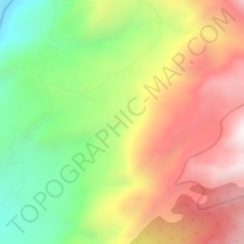 Carte topographique Chiguate, altitude, relief