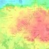 Carte topographique Les Mesliers, altitude, relief