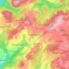 Carte topographique Enchenreuth, altitude, relief