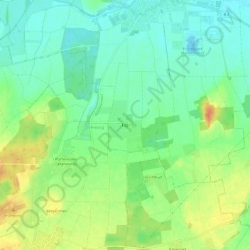 Carte topographique Egg, altitude, relief