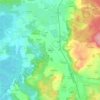 Carte topographique Eberloh, altitude, relief