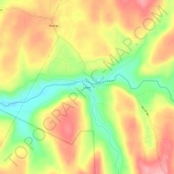 Carte topographique Lopez, altitude, relief