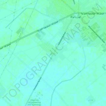 Carte topographique Ramnagar, altitude, relief