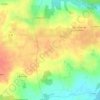 Carte topographique Couabot, altitude, relief