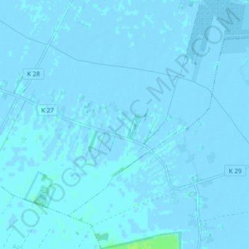 Carte topographique Asselermoor, altitude, relief