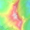 Carte topographique ดอยผาตั้ง, altitude, relief