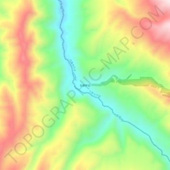 Carte topographique 加普萨拉, altitude, relief