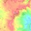 Carte topographique Le Causse, altitude, relief