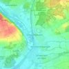 Carte topographique Gerlachshausen, altitude, relief