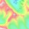 Carte topographique Wind Mountain, altitude, relief
