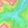 Carte topographique Segh, altitude, relief