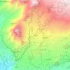 Carte topographique Vento, altitude, relief