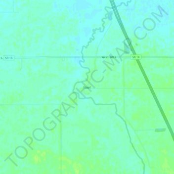 Carte topographique Egypt, altitude, relief