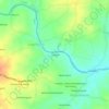 Carte topographique T.Pudur, altitude, relief