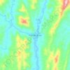 Carte topographique Anosibe an'ala, altitude, relief