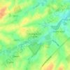 Carte topographique Hollogne-sur-Geer, altitude, relief