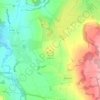 Carte topographique Puy de Cros, altitude, relief