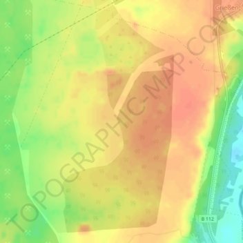 Carte topographique Horno, altitude, relief