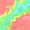 Carte topographique Красная Слободка, altitude, relief