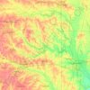 Carte topographique Marion, altitude, relief