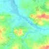 Carte topographique Lotissement du Verger, altitude, relief