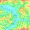 Carte topographique Tuchów, altitude, relief