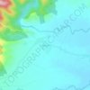 Carte topographique Cabigaan, altitude, relief