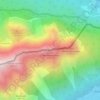 Carte topographique Obere Wettersteinspitze, altitude, relief