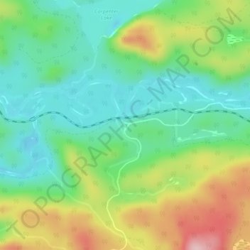 Carte topographique Batchewana, altitude, relief