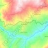 Carte topographique Guateque, altitude, relief