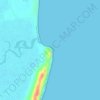 Carte topographique Ponta Dobela, altitude, relief