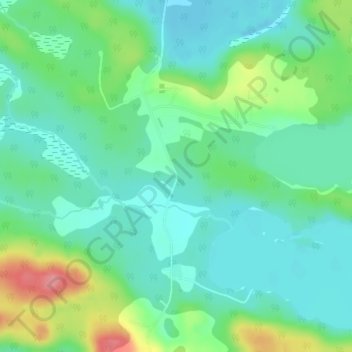 Carte topographique Sagamok, altitude, relief