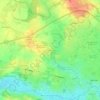 Carte topographique Le Pont du Fresne, altitude, relief