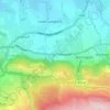 Carte topographique Upper Langford, altitude, relief