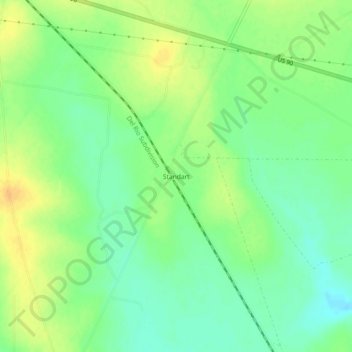 Carte topographique Standart, altitude, relief