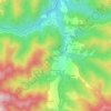 Carte topographique Fornisco, altitude, relief