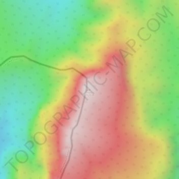 Carte topographique Phu Soi Dao, altitude, relief
