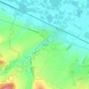 Carte topographique Les Cerisiers, altitude, relief
