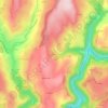 Carte topographique Gervaux, altitude, relief