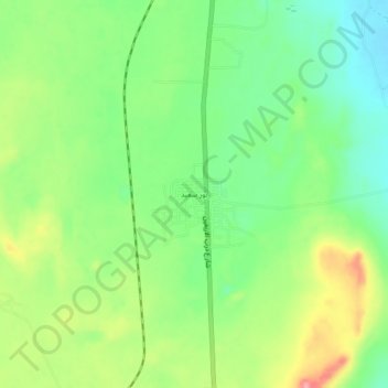Carte topographique Port Said, altitude, relief